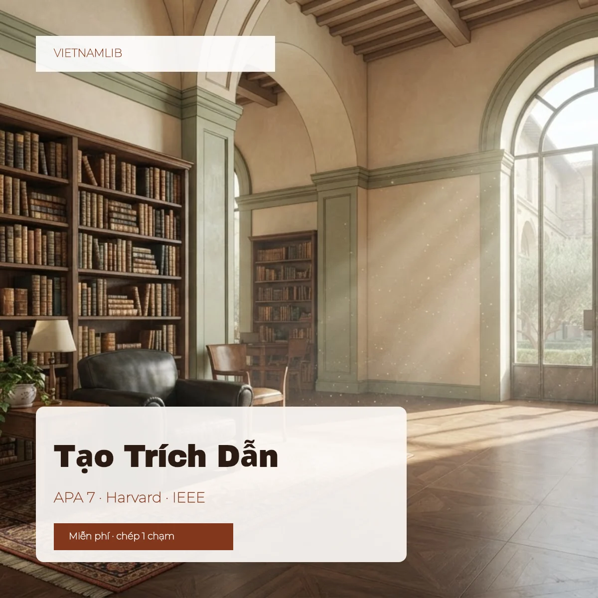 Tạo trích dẫn tài liệu tham khảo: APA 7, Harvard, IEEE miễn phí